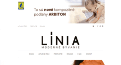 Desktop Screenshot of linia.sk