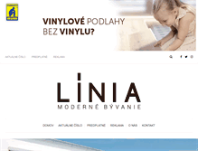 Tablet Screenshot of linia.sk